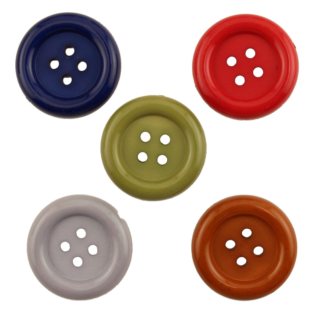 Buttons Galore and More Big Ol' Craft & Sewing Buttons - Colonial - 15 Buttons
